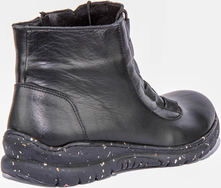 Natasha Soft ankle Boots In Black