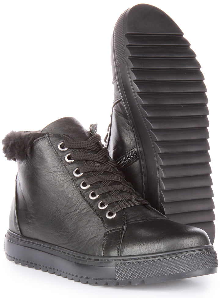 Leona Trainers In Black