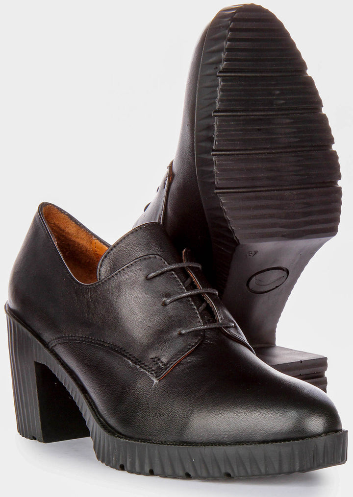 Eden Heel Shoes In Black