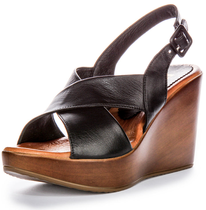 River Wedges Sandals In Black