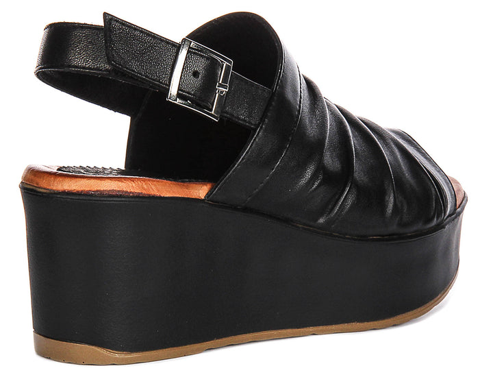 Honor Flatform Wedges In Black