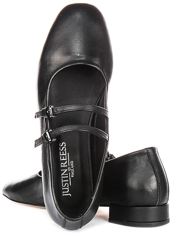 Kalie Mary Jane In Black Leather