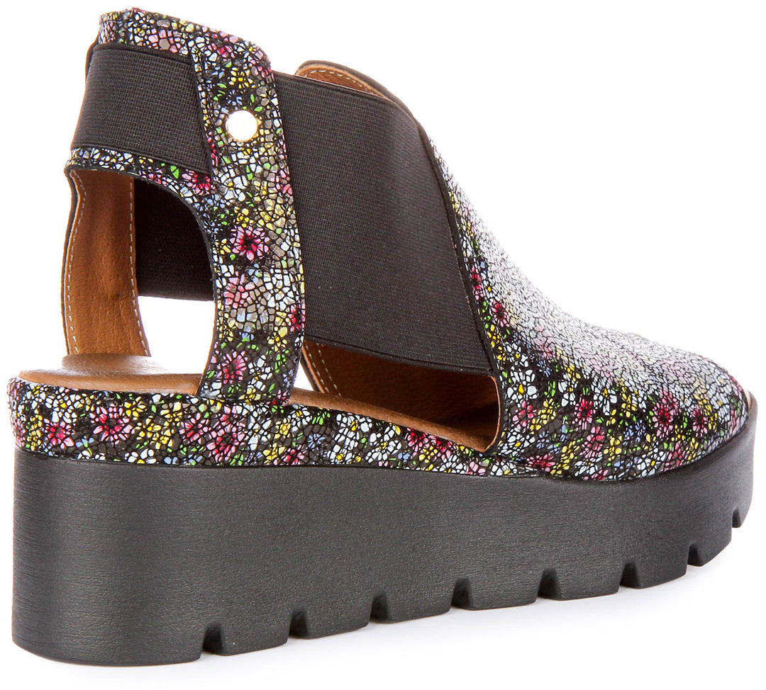 7100 Sandals In Black Pink