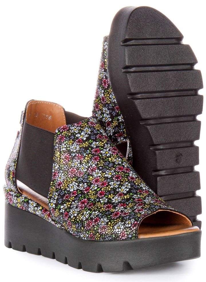 7100 Sandals In Black Pink