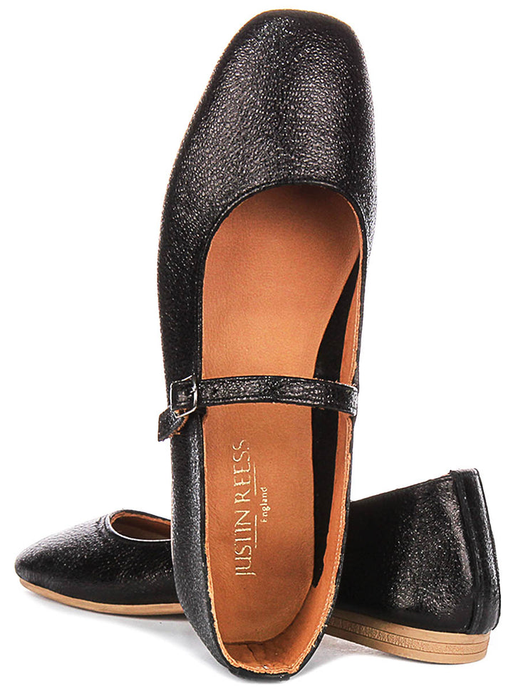 Dolly Mary Jane In Black Shiny Leather