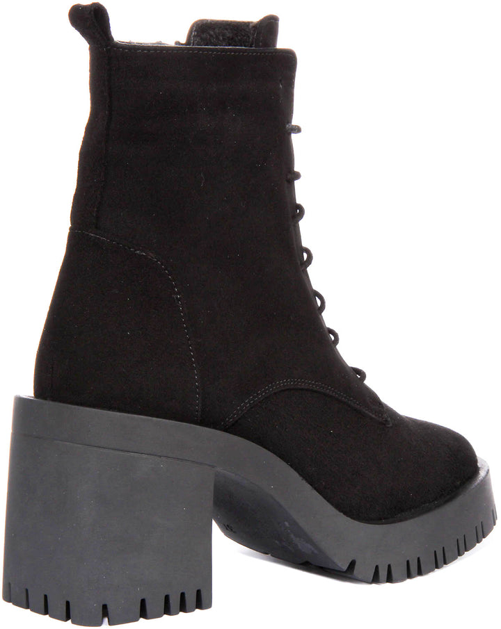 Zoe Ankle Boots In Black Suede