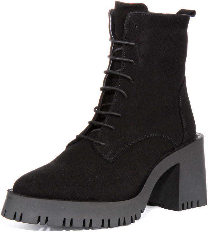 Zoe Ankle Boots In Black Suede