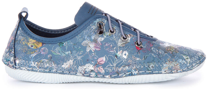 Lita In Slip On Blue Floral