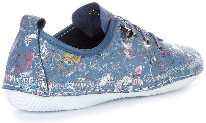 Lita In Slip On Blue Floral