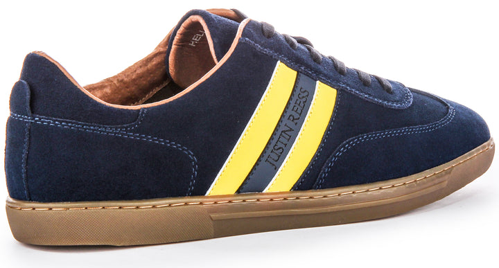 Hellion Trainers In Blue Yellow