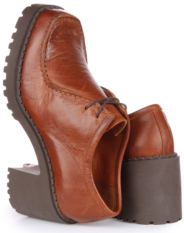 Rita Heel Shoes In Brown