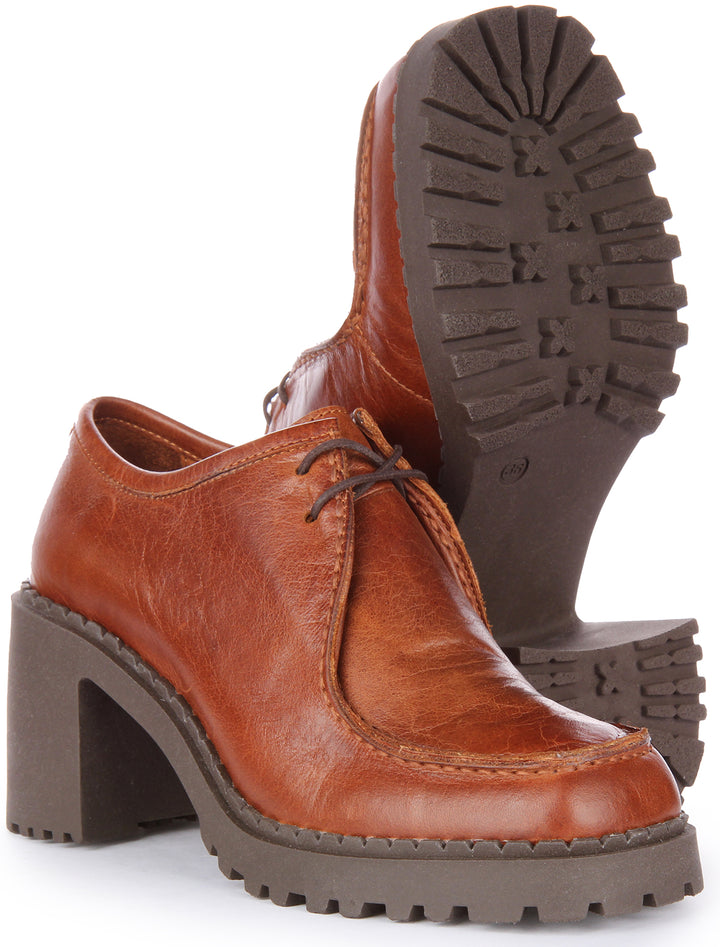 Rita Heel Shoes In Brown