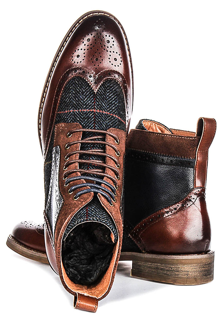 Teddy Ankle Boots In Brown