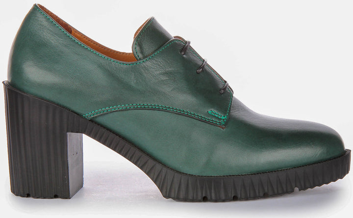 Eden Heel Shoes In Green