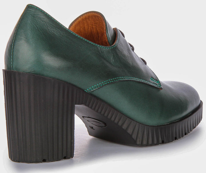 Eden Heel Shoes In Green