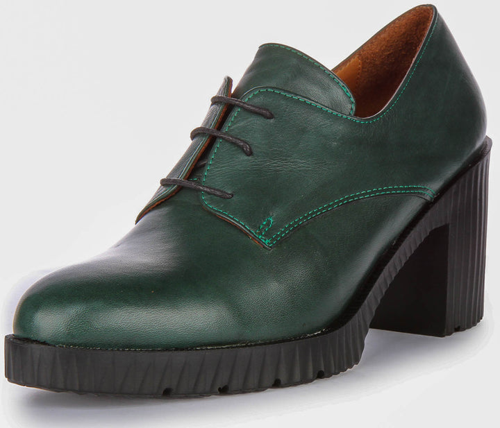 Eden Heel Shoes In Green