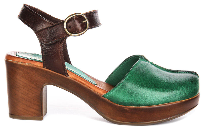 Sierra Wedge Sandal In Green