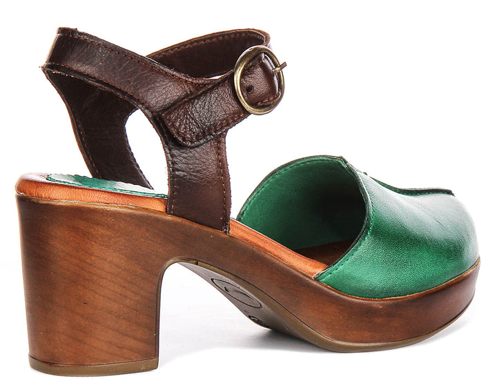 Sierra Wedge Sandal In Green
