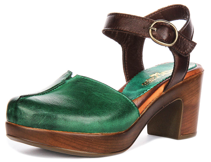 Sierra Wedge Sandal In Green