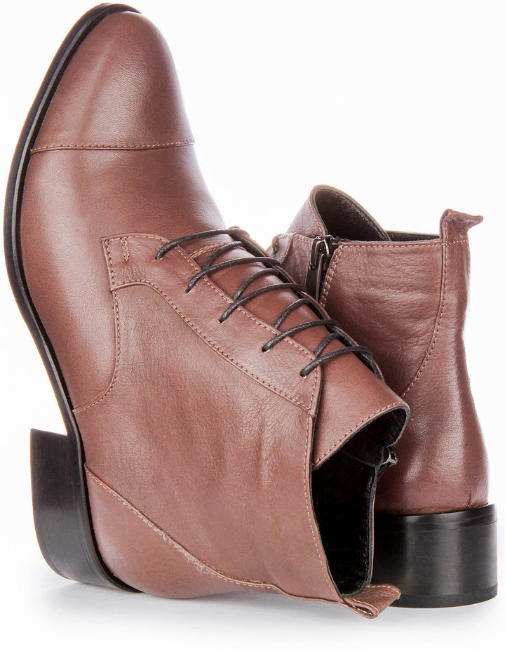 Alice Ankle Boots In Grey