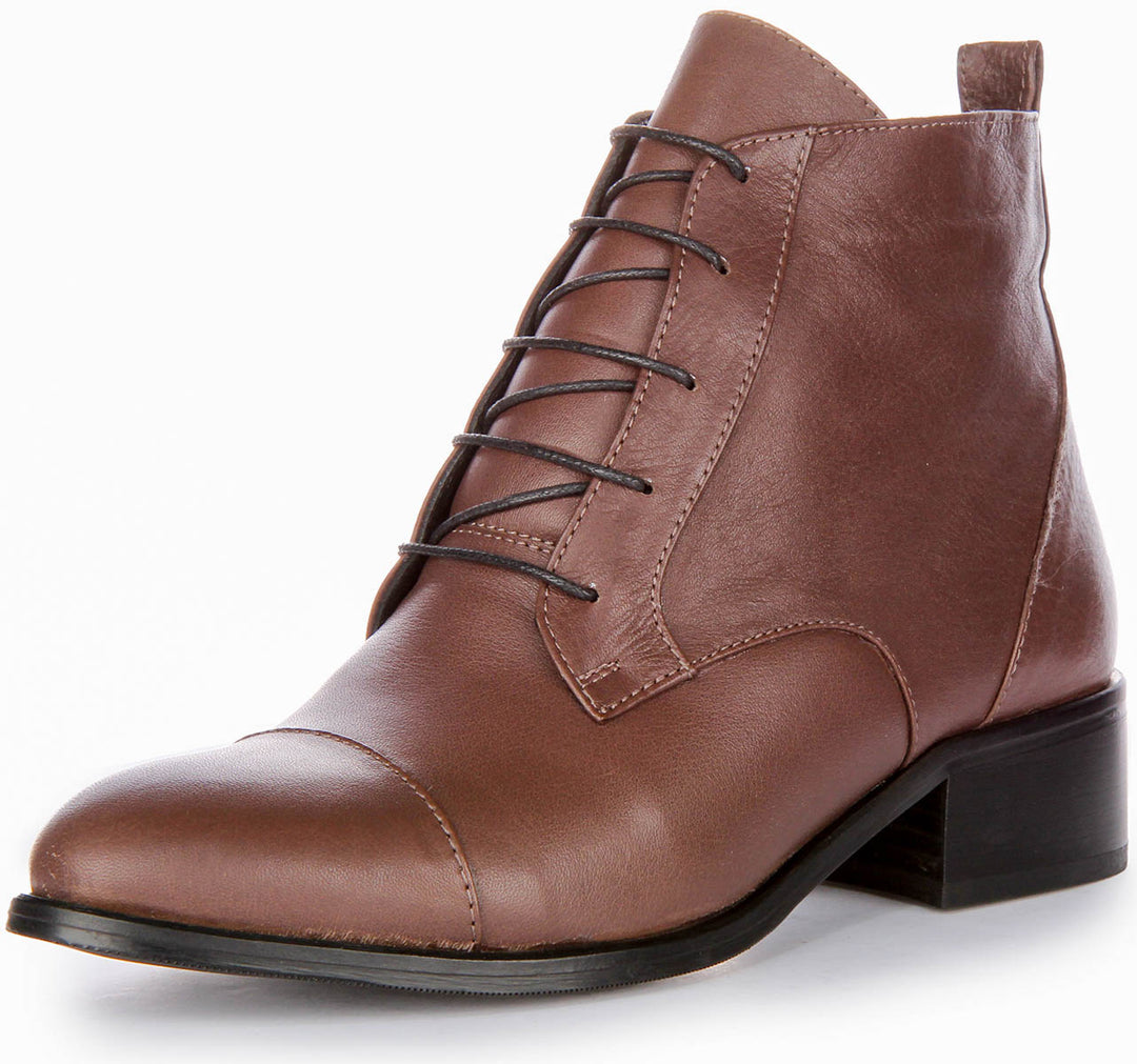 Alice Ankle Boots In Grey