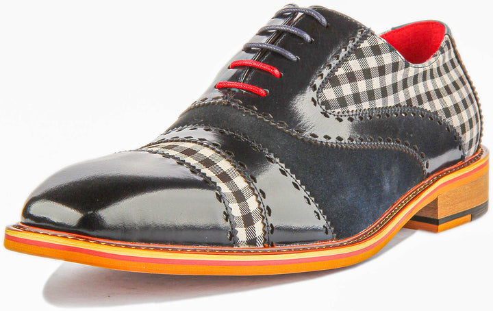 Danny Oxford Shoes In Navy