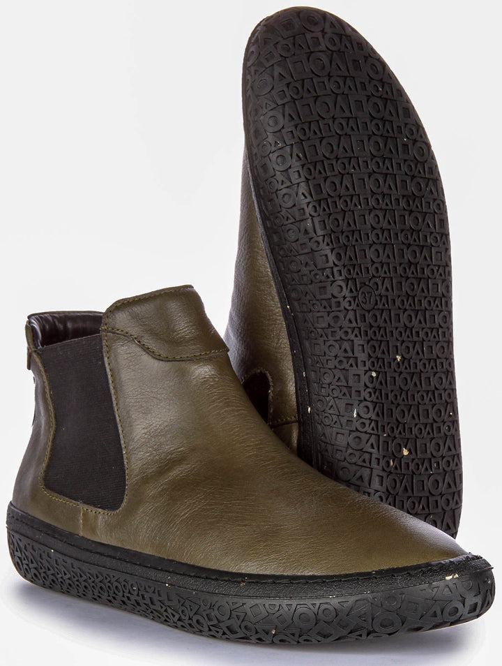 Roxy Chelsea Boots In Olive