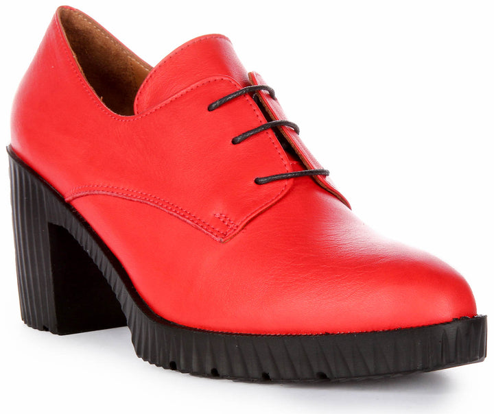 Eden Heel Shoes In Red