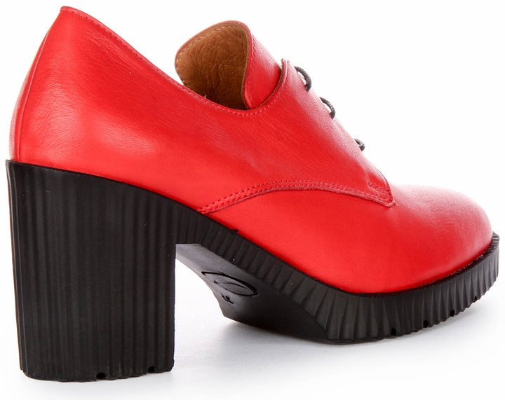 Eden Heel Shoes In Red