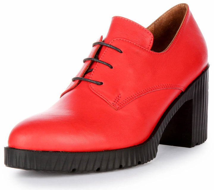 Eden Heel Shoes In Red
