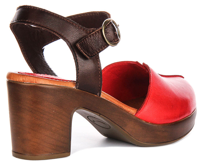 Sierra Wedge Sandal In Red