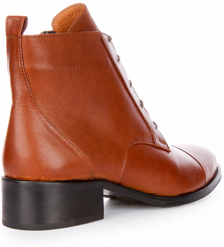 Alice Ankle Boots In Tan