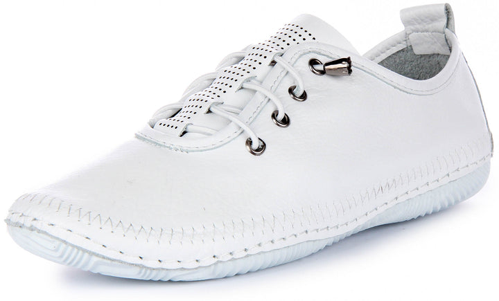 Lita Soft Slip On Shoes In White