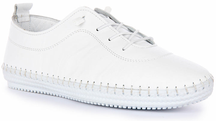 Lexi Mens Slip On Shoes In White