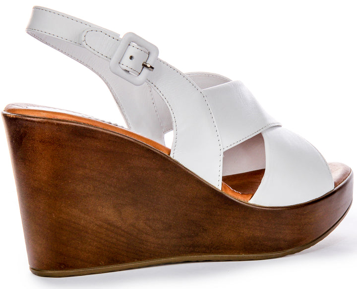 River Wedges In White