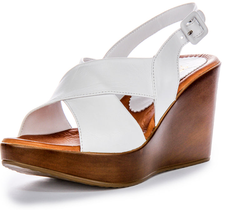 River Wedges In White