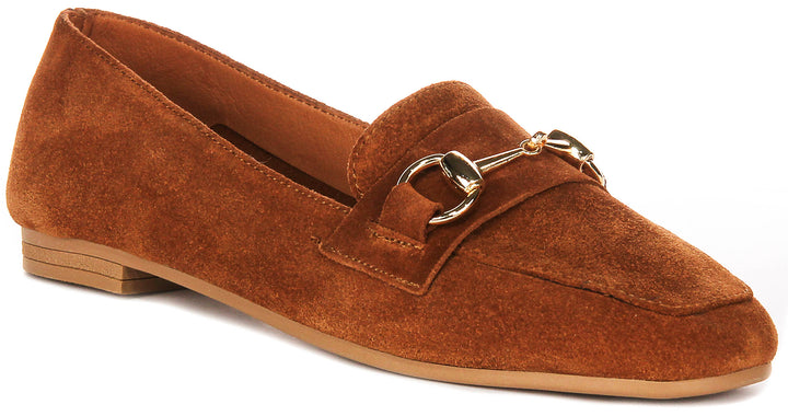 Romy Loafer In Wisky Suede
