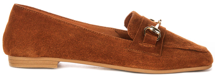 Romy Loafer In Wisky Suede