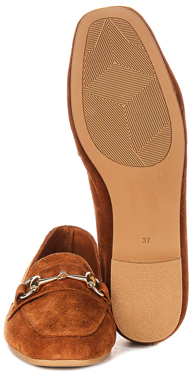 Romy Loafer In Wisky Suede