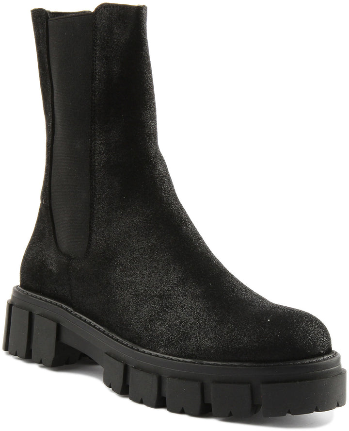 Justinreess England Ankle Boots Laurel Chelsea Ankle Boots In Black