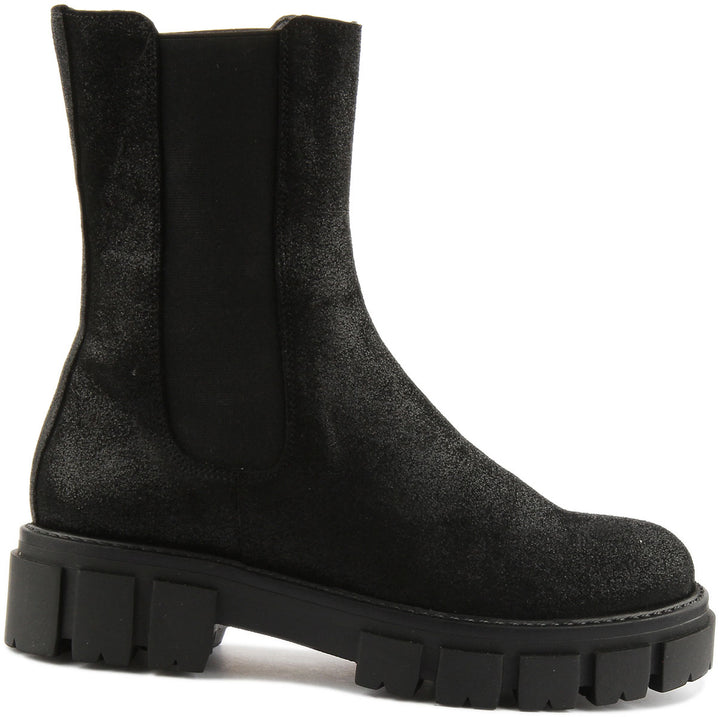 Justinreess England Ankle Boots Laurel Chelsea Ankle Boots In Black