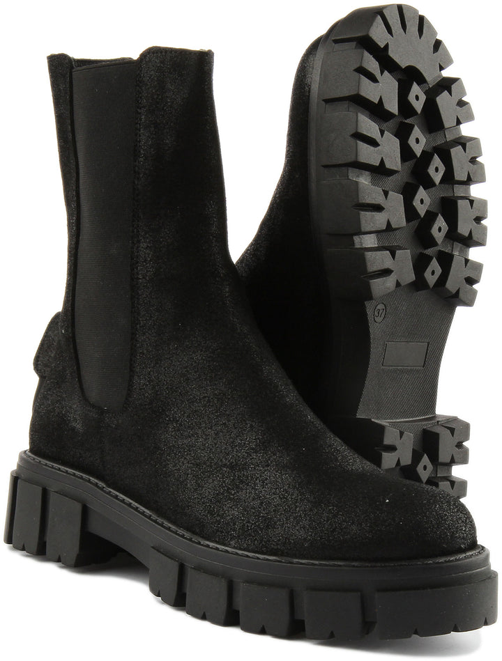 Justinreess England Ankle Boots Laurel Chelsea Ankle Boots In Black