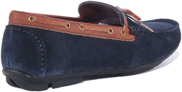 Justinreess England Shoes Maurice In Navy