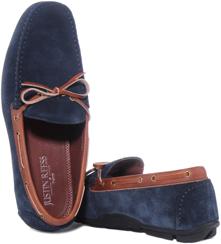 Justinreess England Shoes Maurice In Navy
