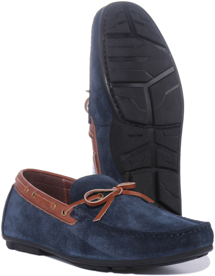 Justinreess England Shoes Maurice In Navy