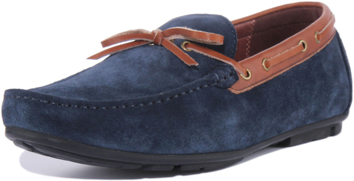 Justinreess England Shoes Maurice In Navy