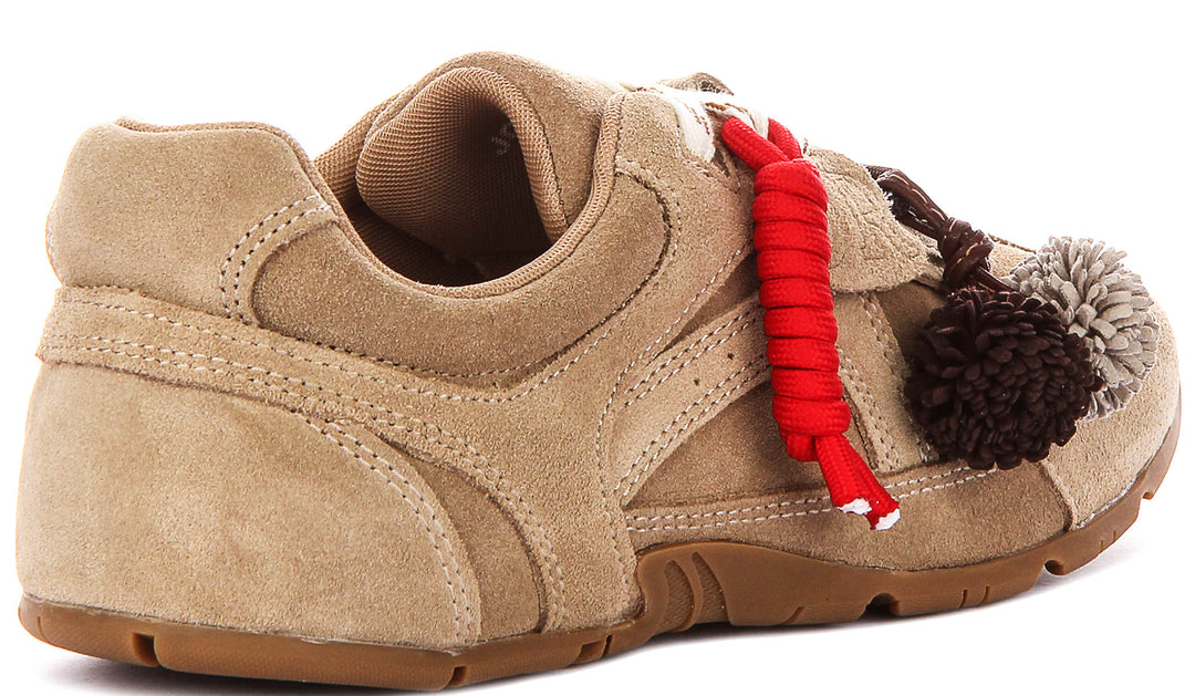 Jodi Low Profile Shoes in Beige