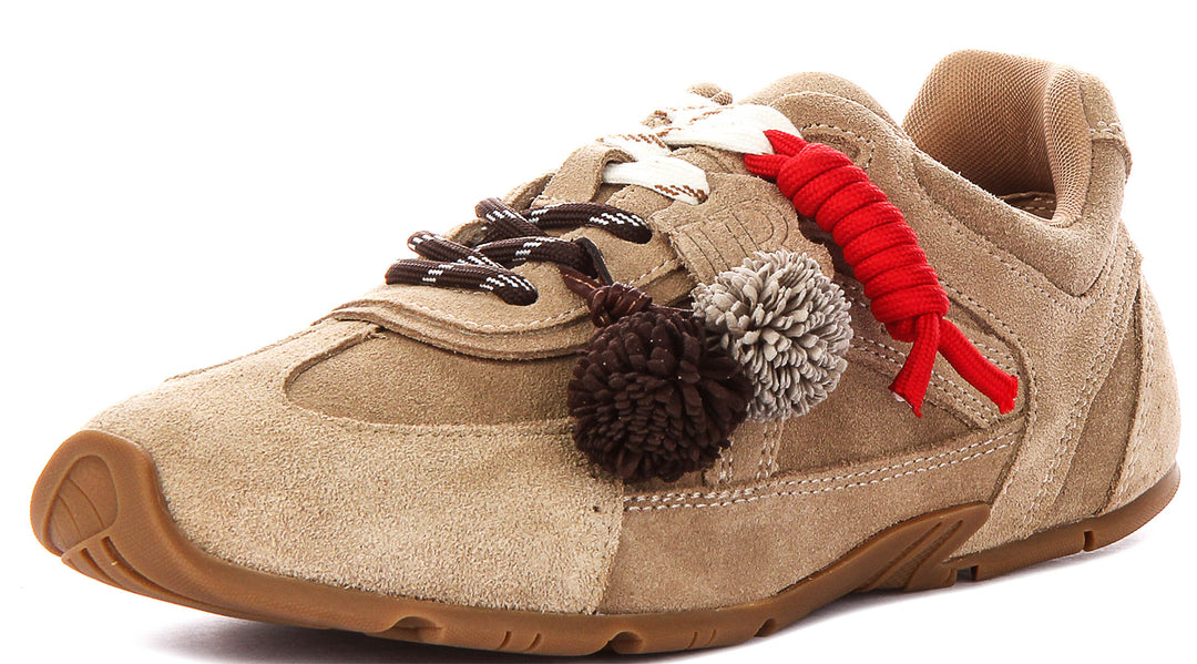 Jodi Low Profile Shoes in Beige
