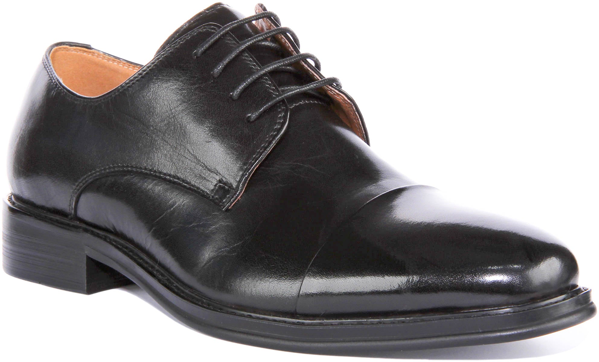 JUSTINREESS ENGLAND Rick In Black | Lace Up Oxford Toe Shoes – Justin Reess