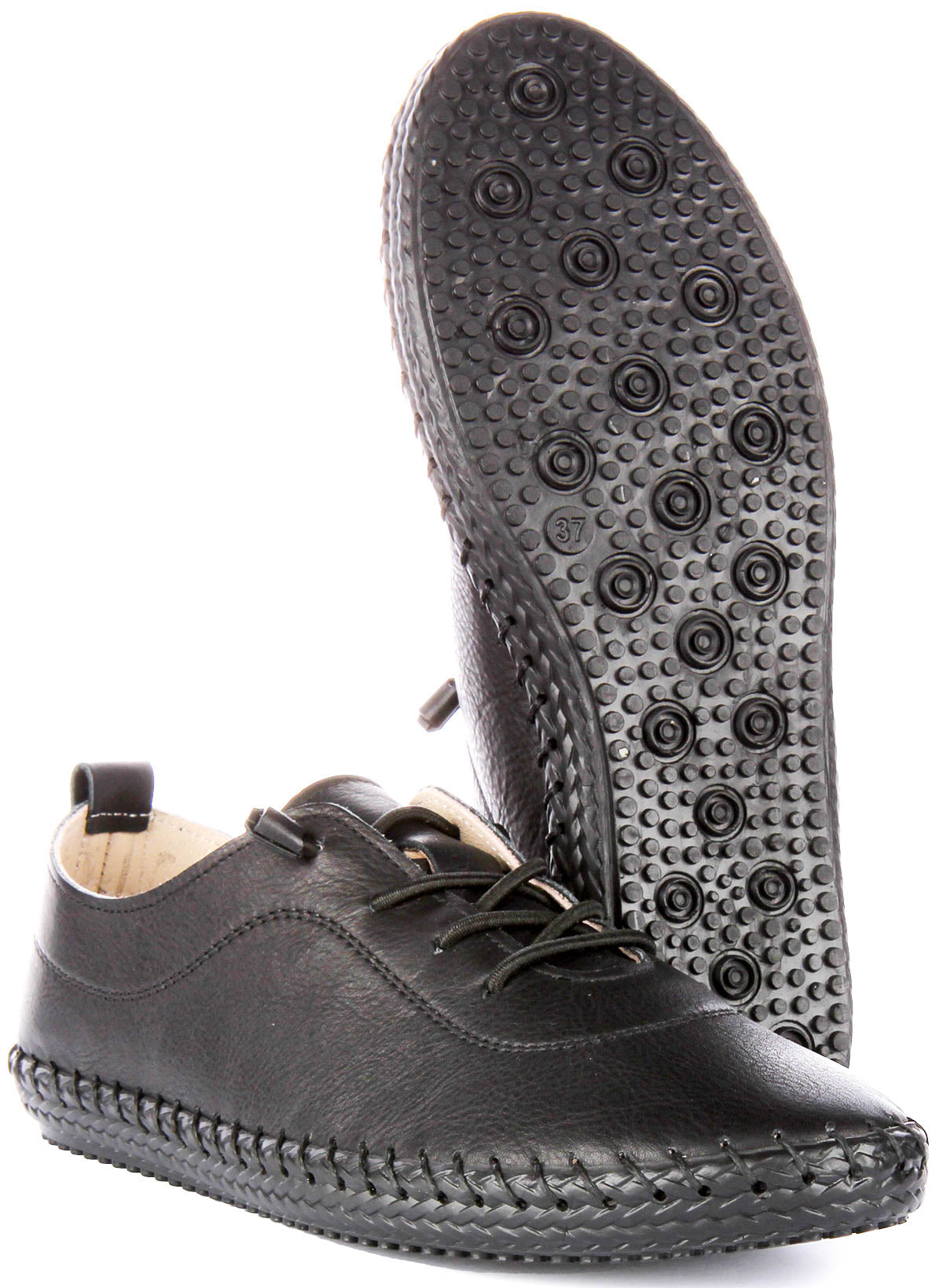 Black slip best sale on comfort shoes